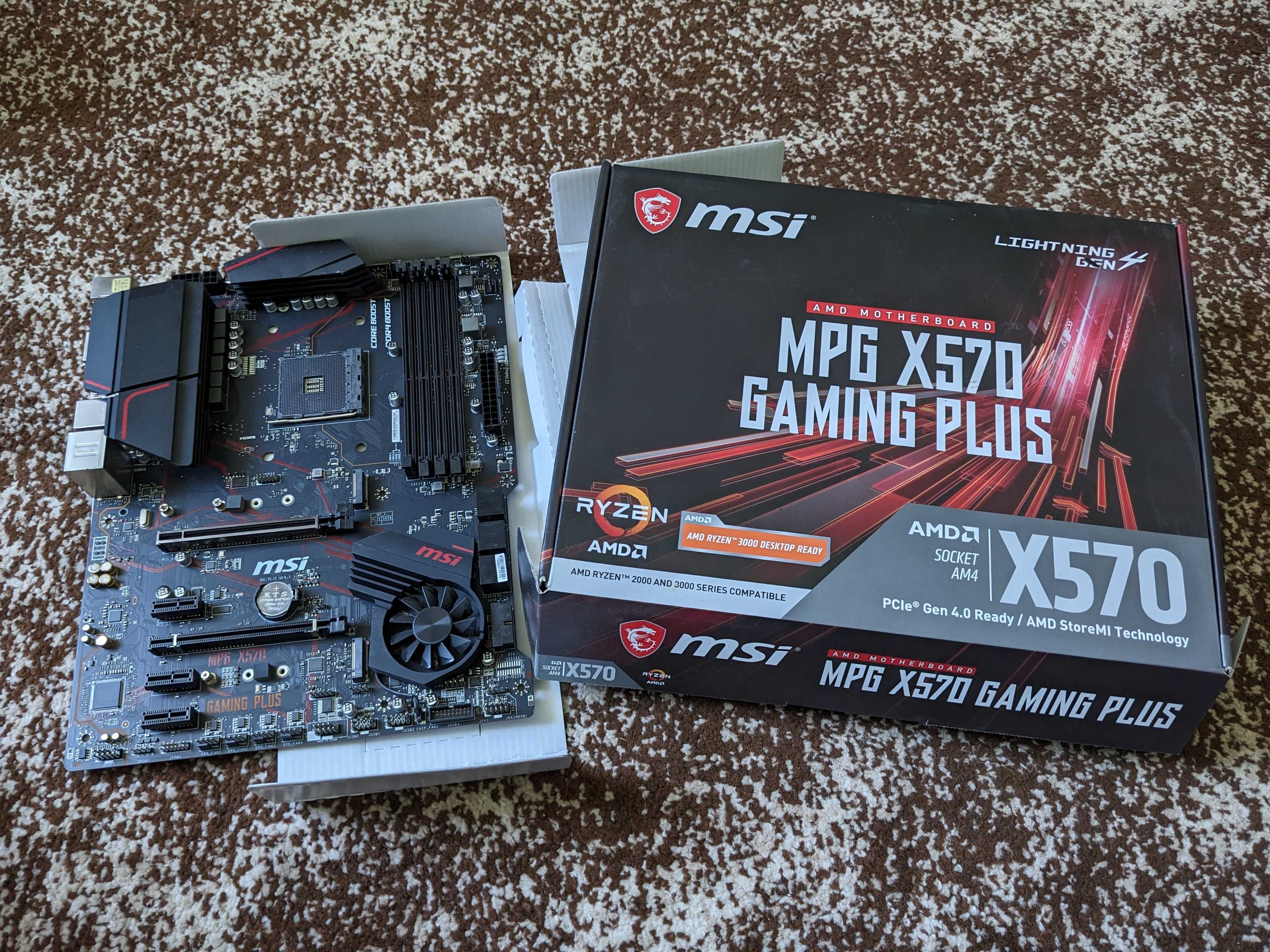Материнська плата MSI MPG X570 Gaming Plus Socket AM4