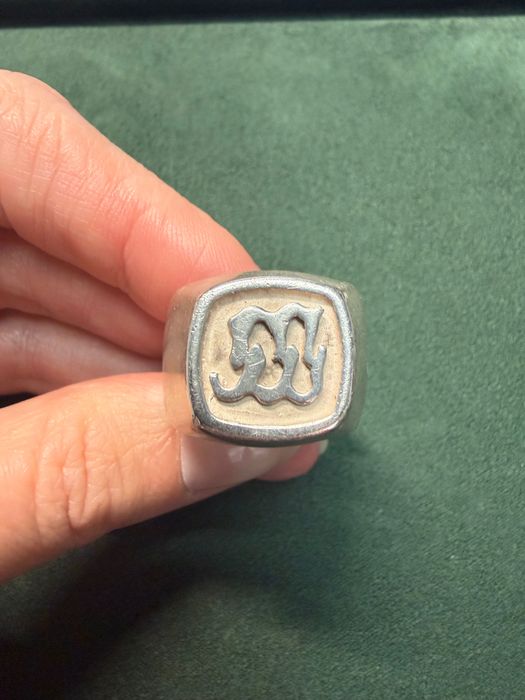 Sygnet Warmet | srebro 925 |stan bardzo dobry |biżuteria PRL | Vintage