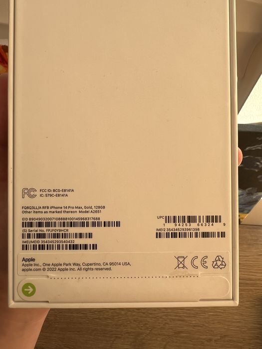 iPhone 14 Pro Max 128 Gb E-Sim 100% АКБ Неверлок