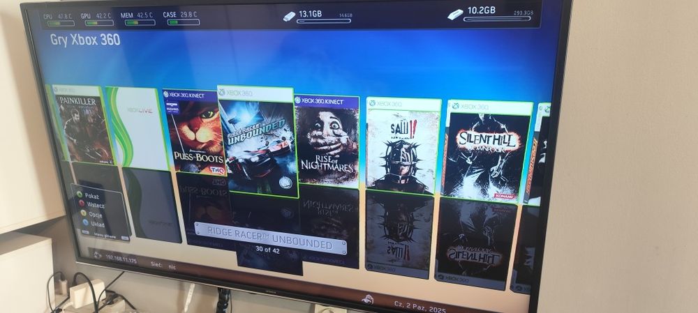 Xbox 360 slim e 320gb pady Kinect po spa