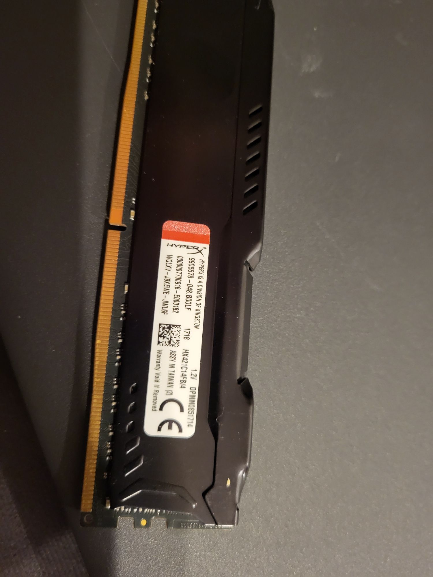 Pamięć Kingston HyperX, DDR4, 4 GB, 2133MHz, CL14 (HX421C14FB/4)