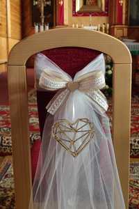 Ozdoby dekoracje ślubne do kościoła
