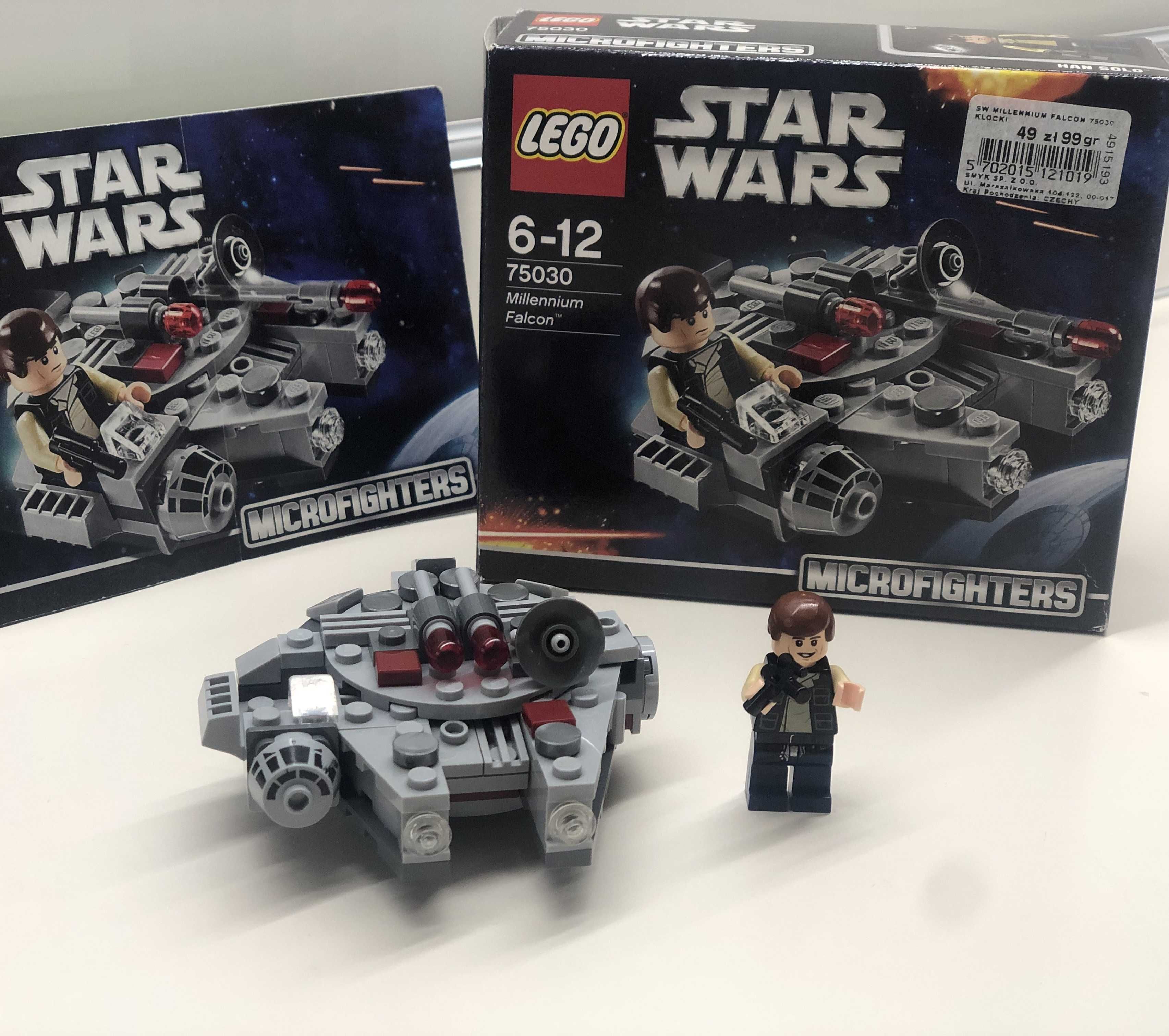 Kompletne Lego Star Wars 75030 + pudełko, instrukcja