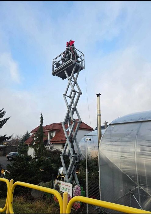 Podnośnik nożycowy elektryczny 10m wynajem