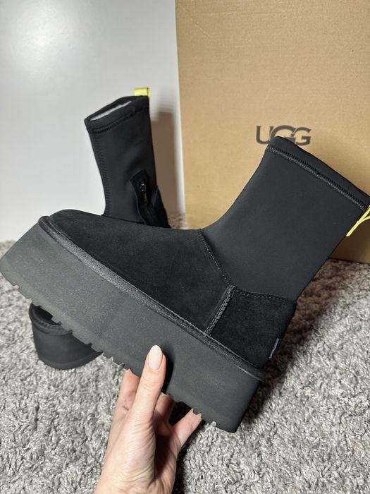 Угги уггі UGG Classic dipper black чорні високі уги угі