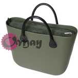 organizer OBAG MINI khaki ekozamsz zielony 2 kieszenie wkład OMAY
