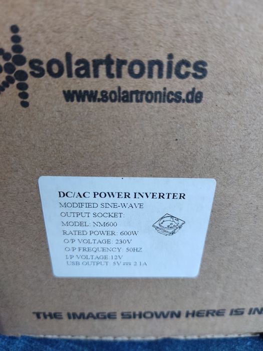 Інвертор Solartronics NM600 12 В 600 НОВИЙ! З Німеччини! Вигідна ціна!