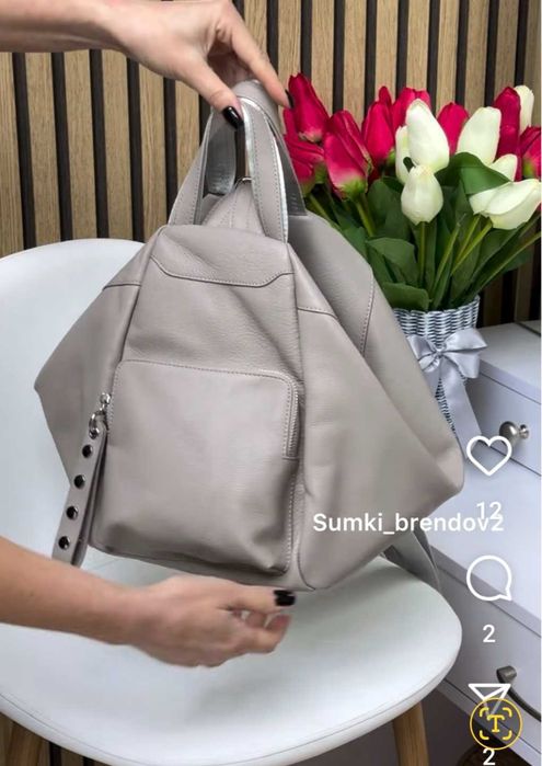 Женские кожаные рюкзаки Polina & Eiterou