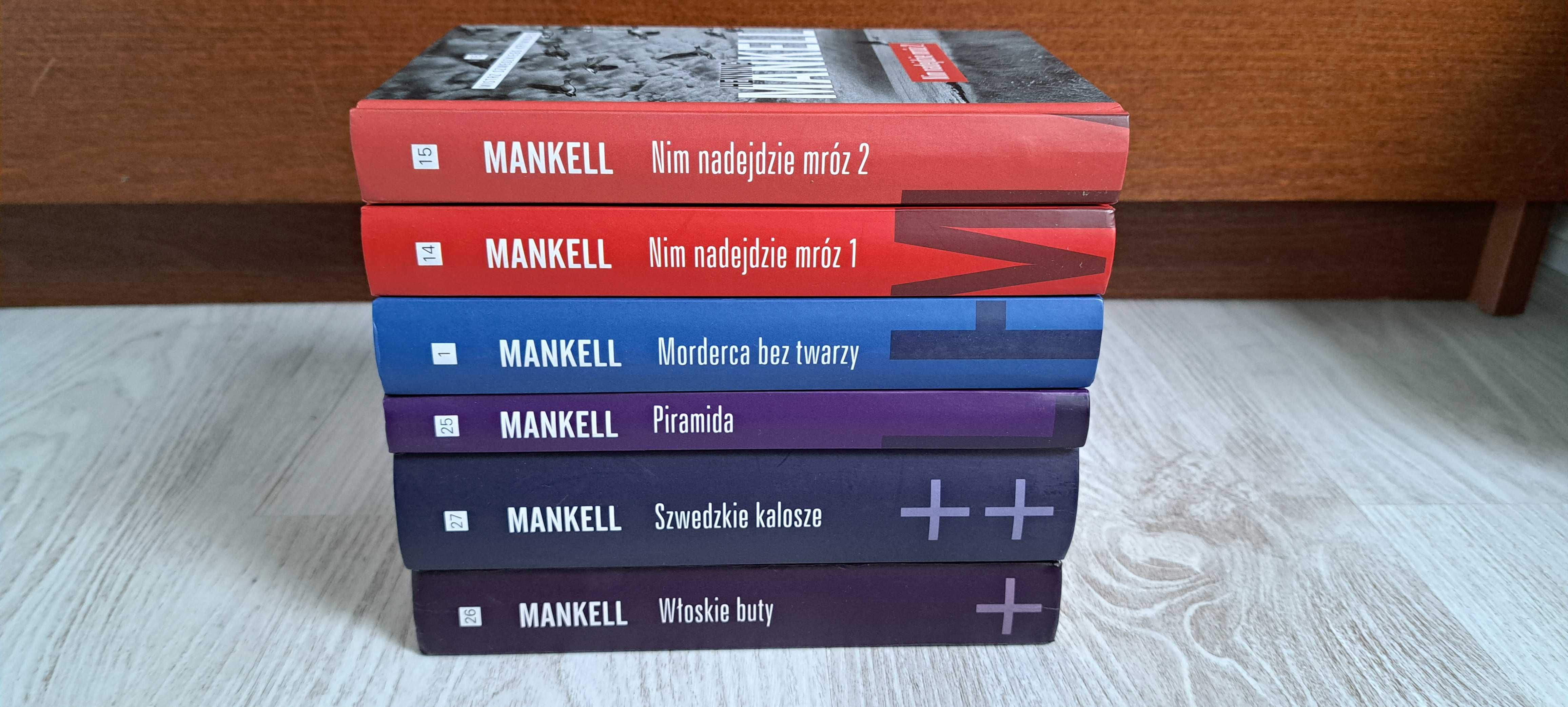 Mankell Morderca Nim nadejdzie mróz Piramida Szwedzkie kalosze Włoskie