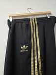 Adidas Originals damskie spodnie dresowe L 40 czarne 2000s Y2K proste