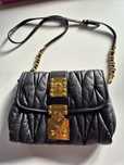 Miu Miu Prada torebka vintage skóra łańcuszek