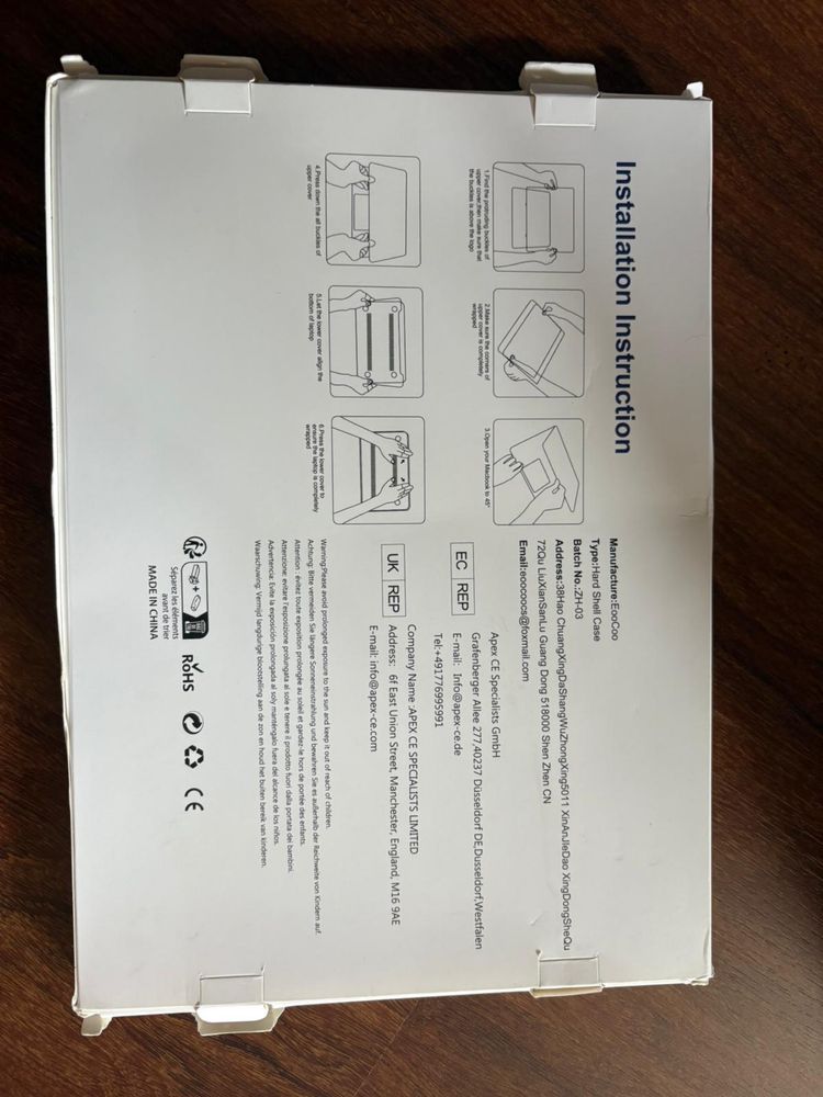 Duas Hard Case For Macbook NOVAS