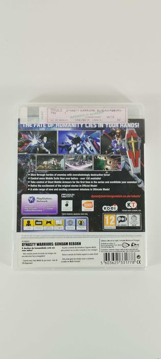Dynasty Warriors Gundam Reborn Playstation 3 PS3