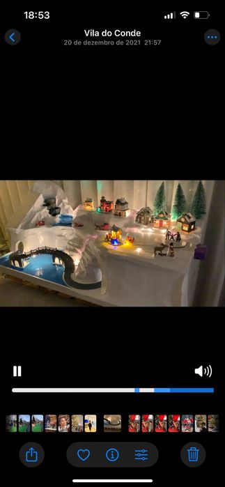 Aldeia de natal decoração