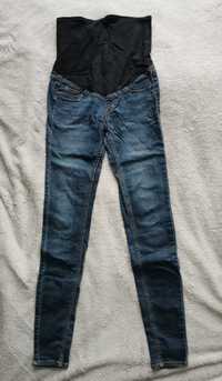 Spodnie ciążowe  jeansy H&M mama super skinny r. 36
