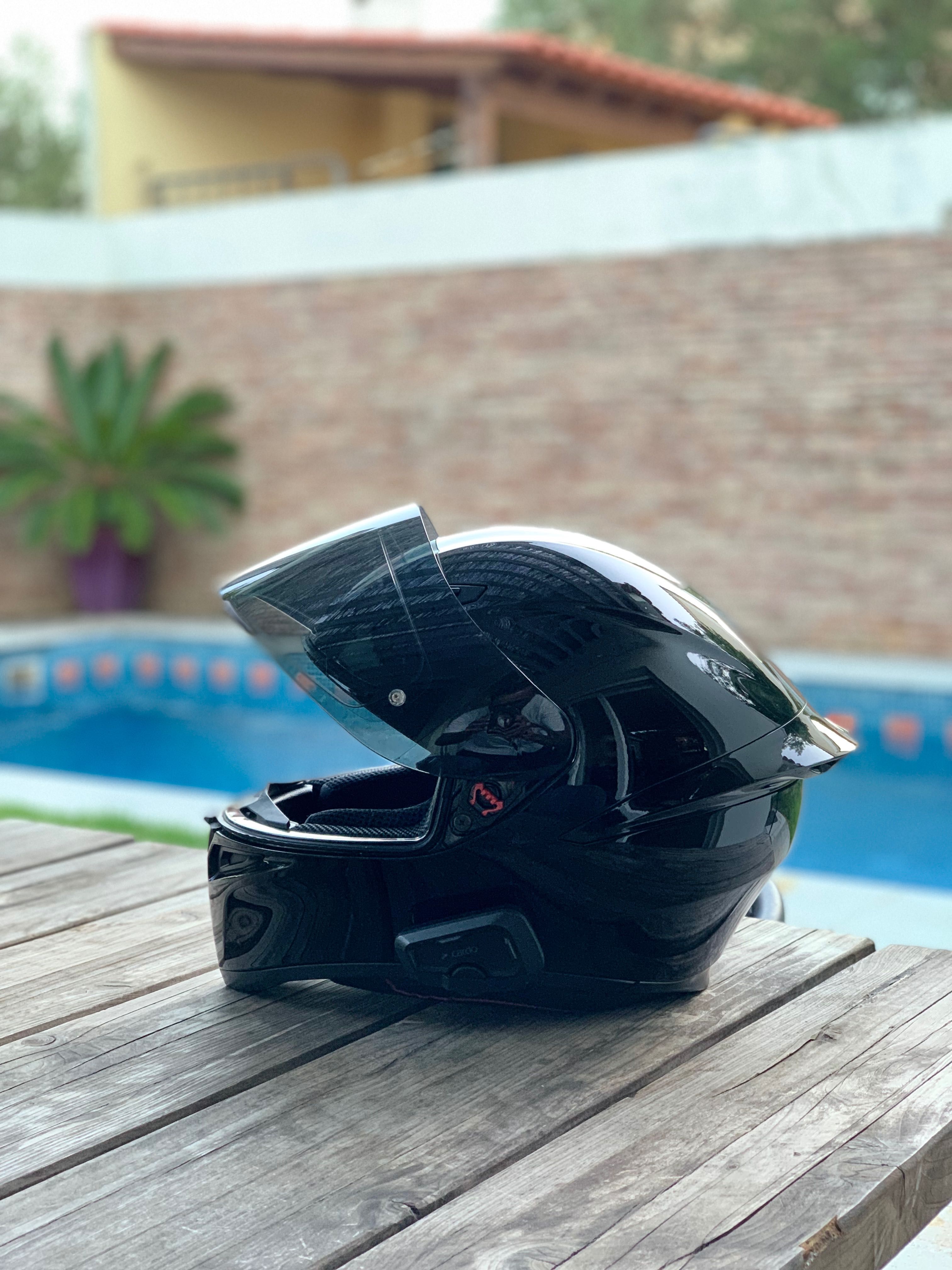 AGV K1 S Black M + Cardo