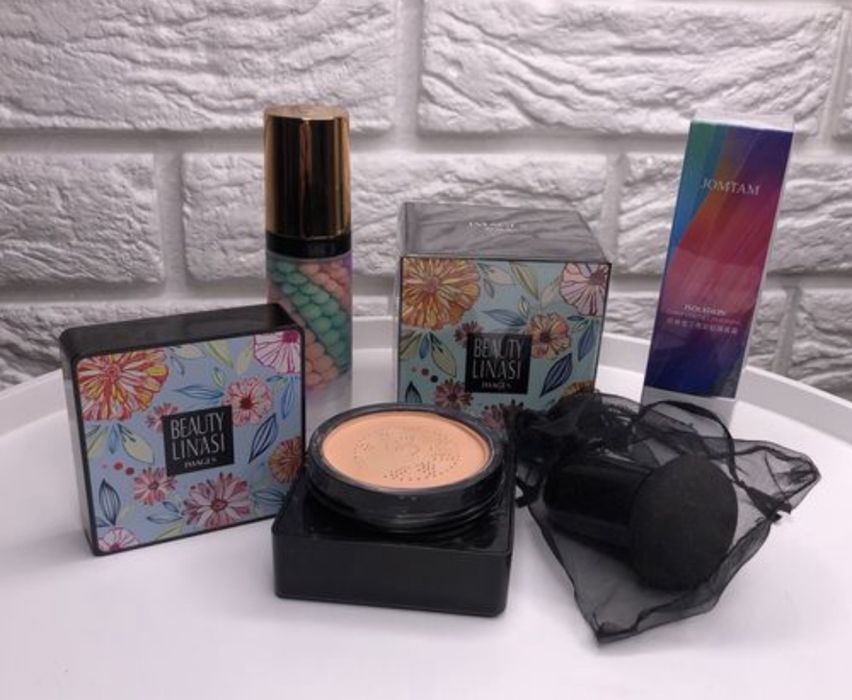 Набір ( кушон Veze і база під макіяж Jomtam)