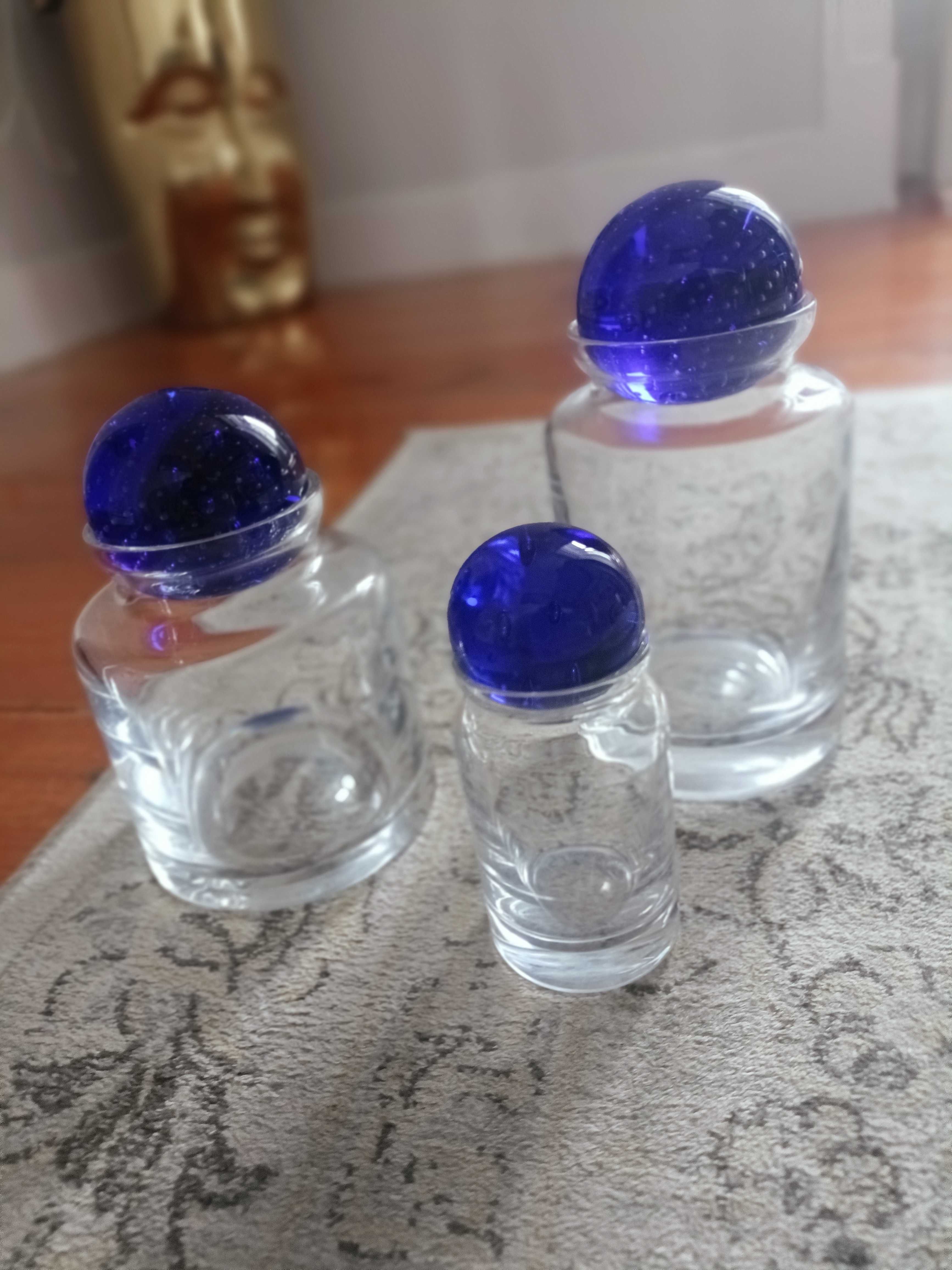 Lote 3 frascos cristal Atlantis