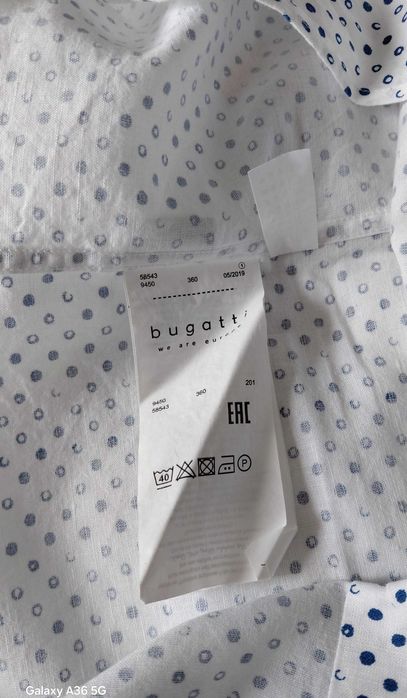 Bugatti piękna męska koszula