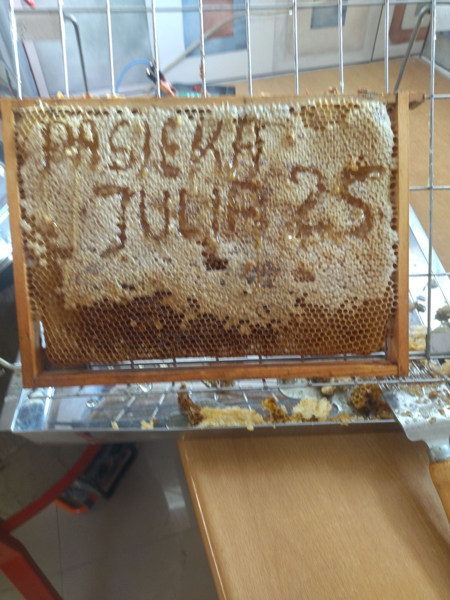 Miód z przydomowej pasieki