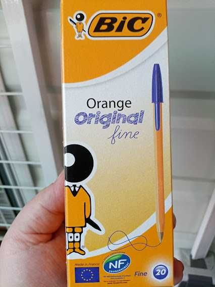 Ручка BIC Orange, 20шт/уп, синяя