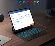 Earto etui z klawiaturą podświetlaną do iPad Pro 11 2024 M4 QWERTZ