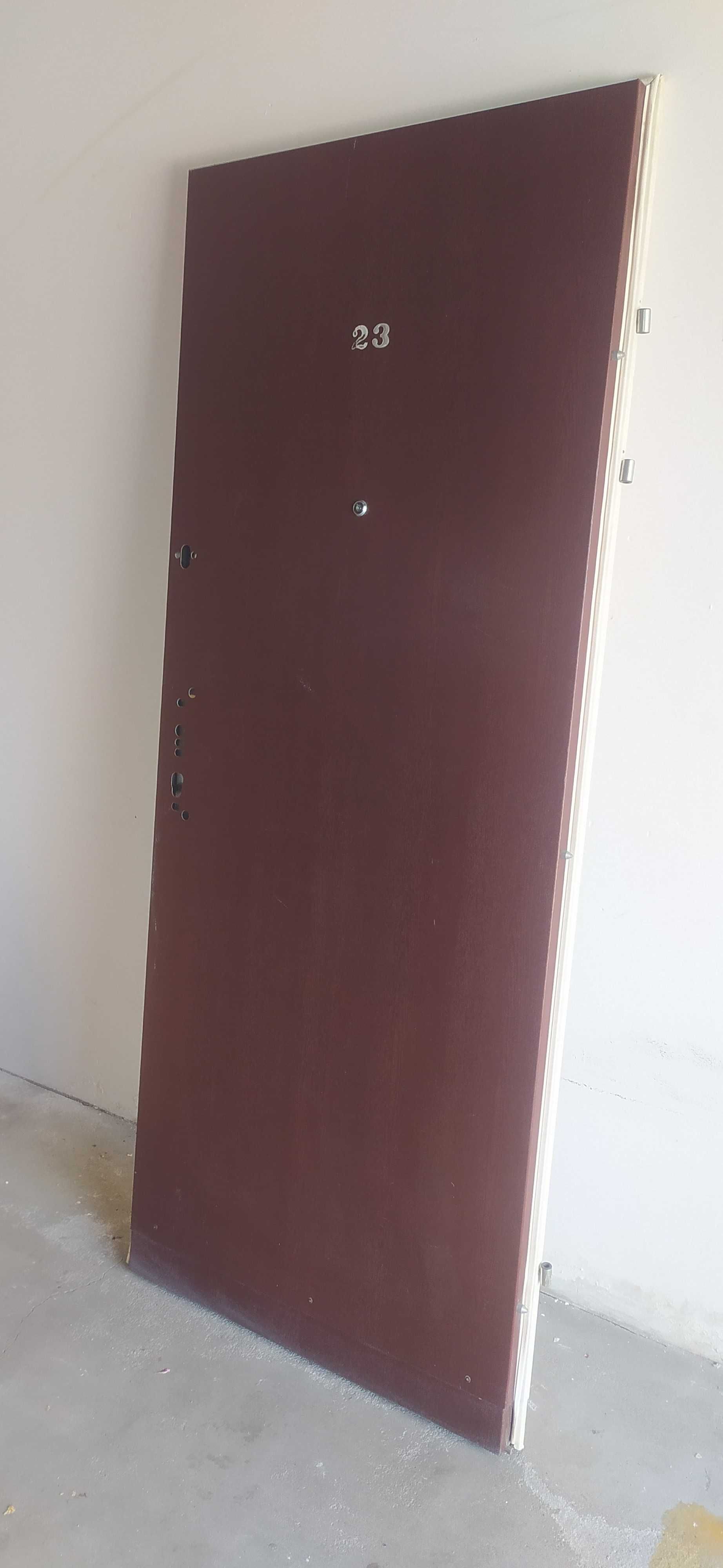 Drzwi używane Juwent 80 Lewe, antywłamaniowe