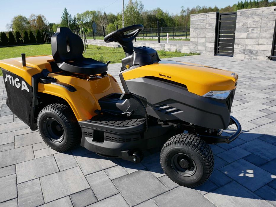 STIGA Traktorek Kosiarka NOWA Od Dystrybutora Kosz, Zaczep do przyczep