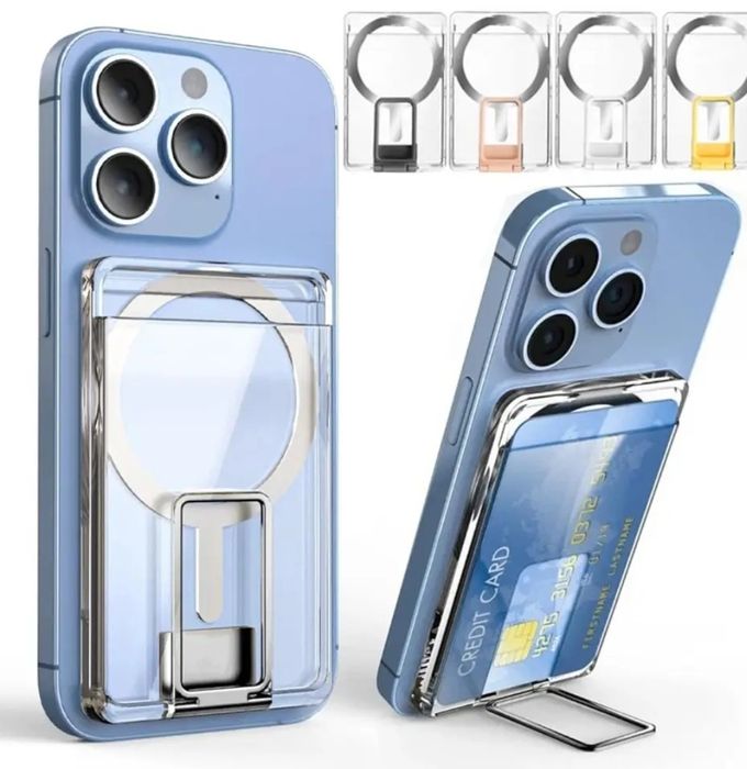 Przezroczyste etui iPhone 16 Pro magnetyczne + gratis szkło na ekran