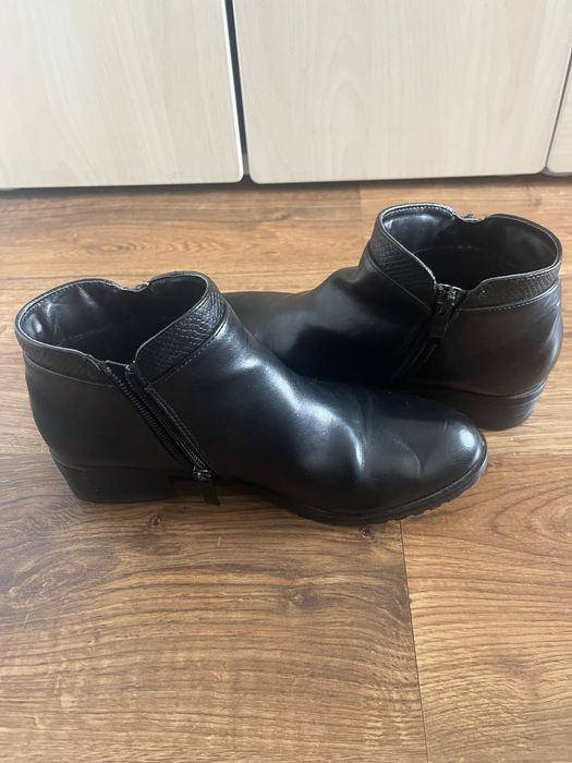 Botki czarne wiosenne 37