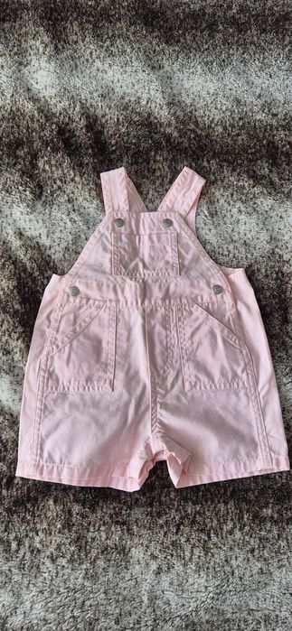 Zestaw dla dziewczynki spodnie ogrodniczki leginsy bluzka 62 cm