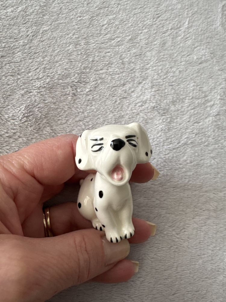 101 Dalmatyńczyków figurka piesek ceramiczny pies