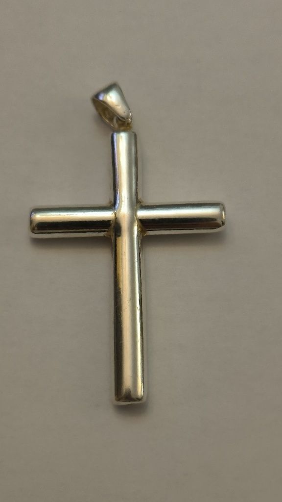 Pendente cruz em prata