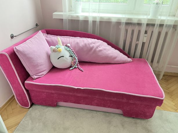Sofa rozkładana łóżeczko łóżko dla dziewczynki