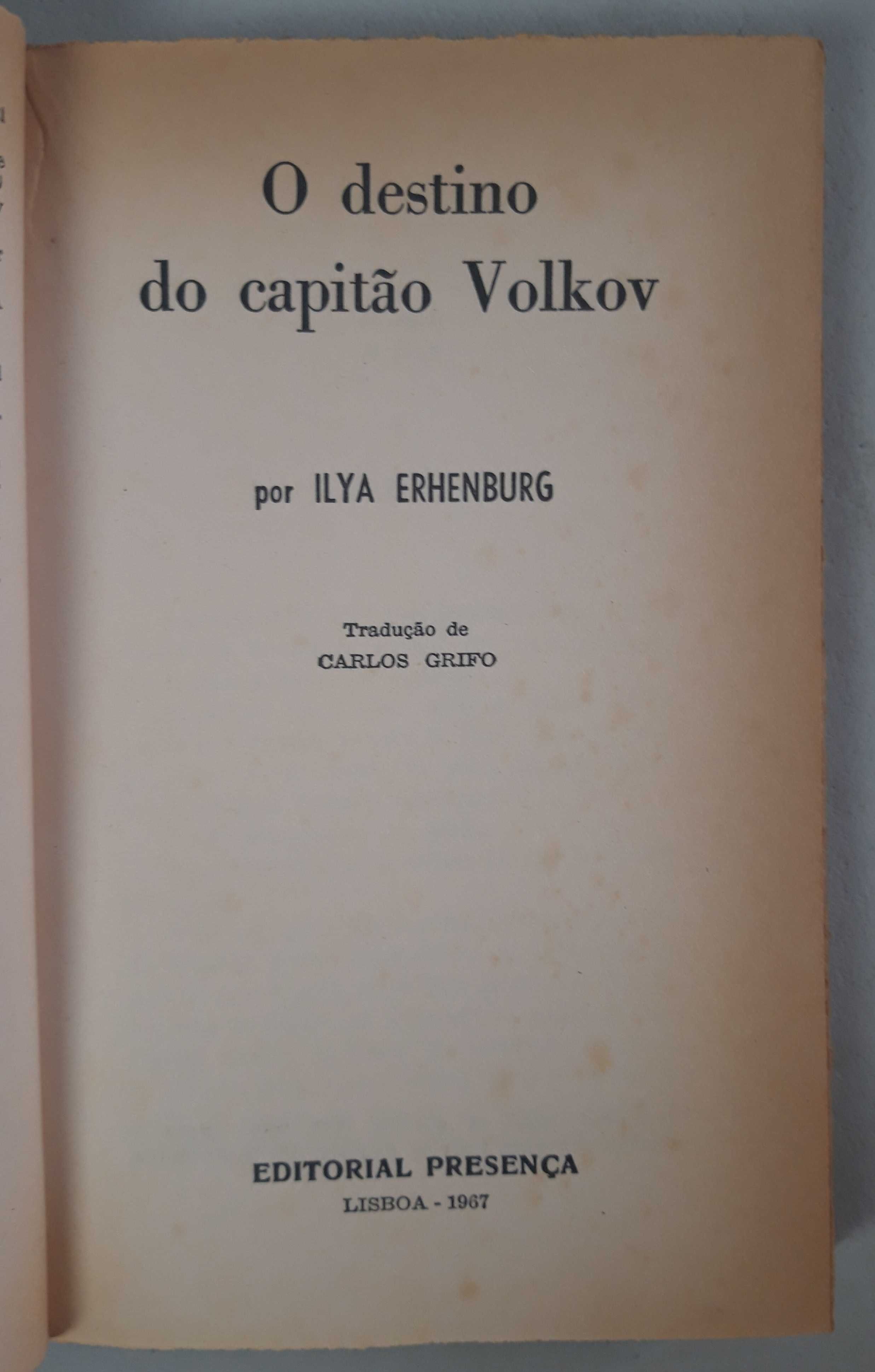 Livro Ref Par1  - Ilya Ehrenbourg - O Destino do Capitão Volkov