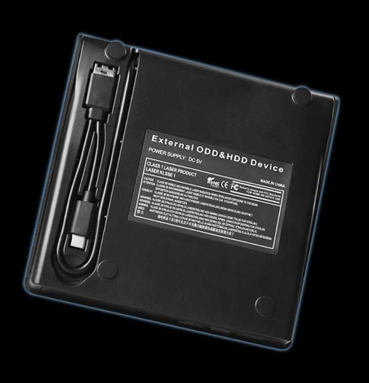 Napęd nagrywarka DVD CD przenośny USB USB-C