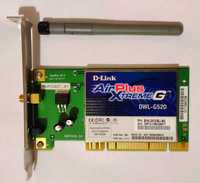WI-FI PCI адаптер D-link AirPlusXtremeG DWL-G520
