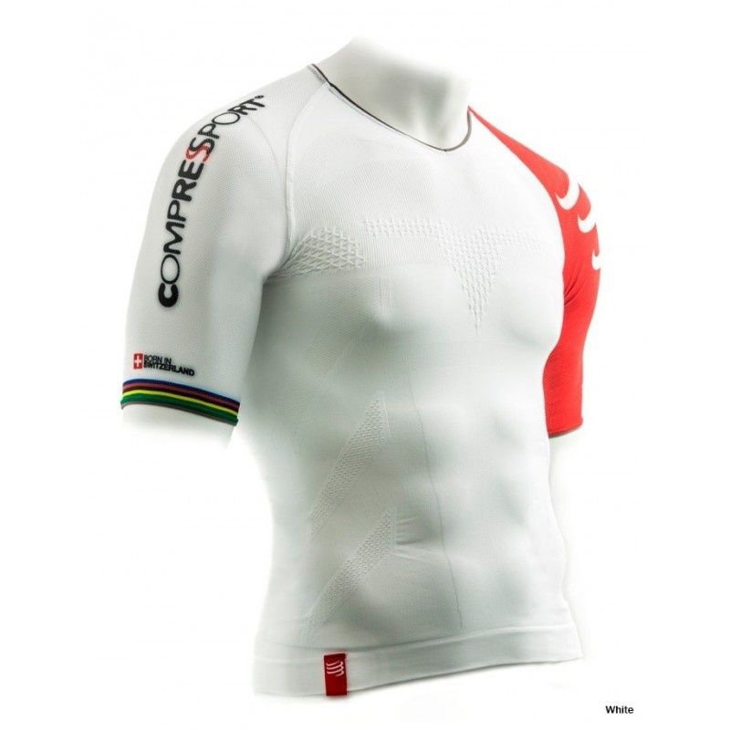 Компресійна термофутболка Compressport Pro Racing Triathlon. Роз. S/М