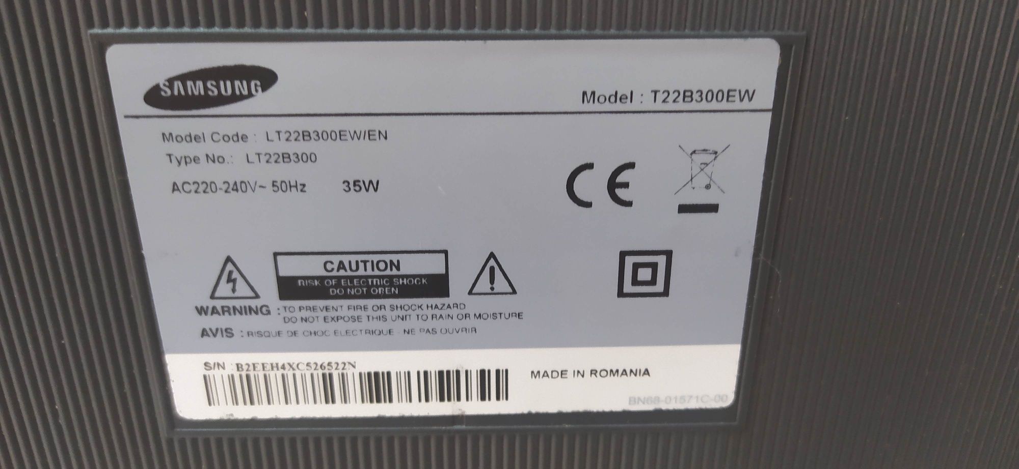 Vendo Samsung LED 22"