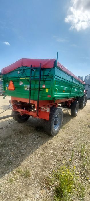 Przyczepa rolnicza D50 D55 wywrotka, NOWA ZABUDOWA