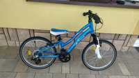 Aluminiowy rower 20 cali Romet Cindy niebieski dla dziewczynki