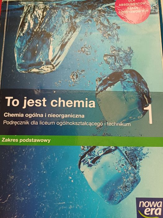 To jest chemia klasa1 liceum  i technikum