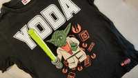 T-shirt koszulka LEGO Star Wars Yoda 116 cm, oryginalna, czarna.