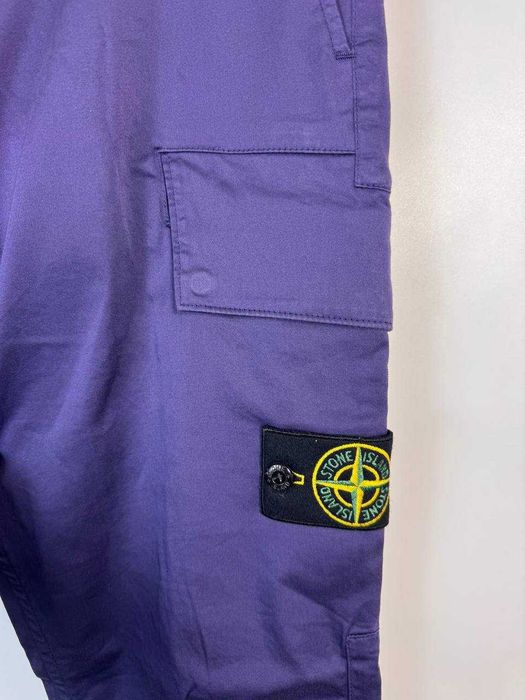 Stone Island чоловічі карго штани Slim Fit фіолетові W32