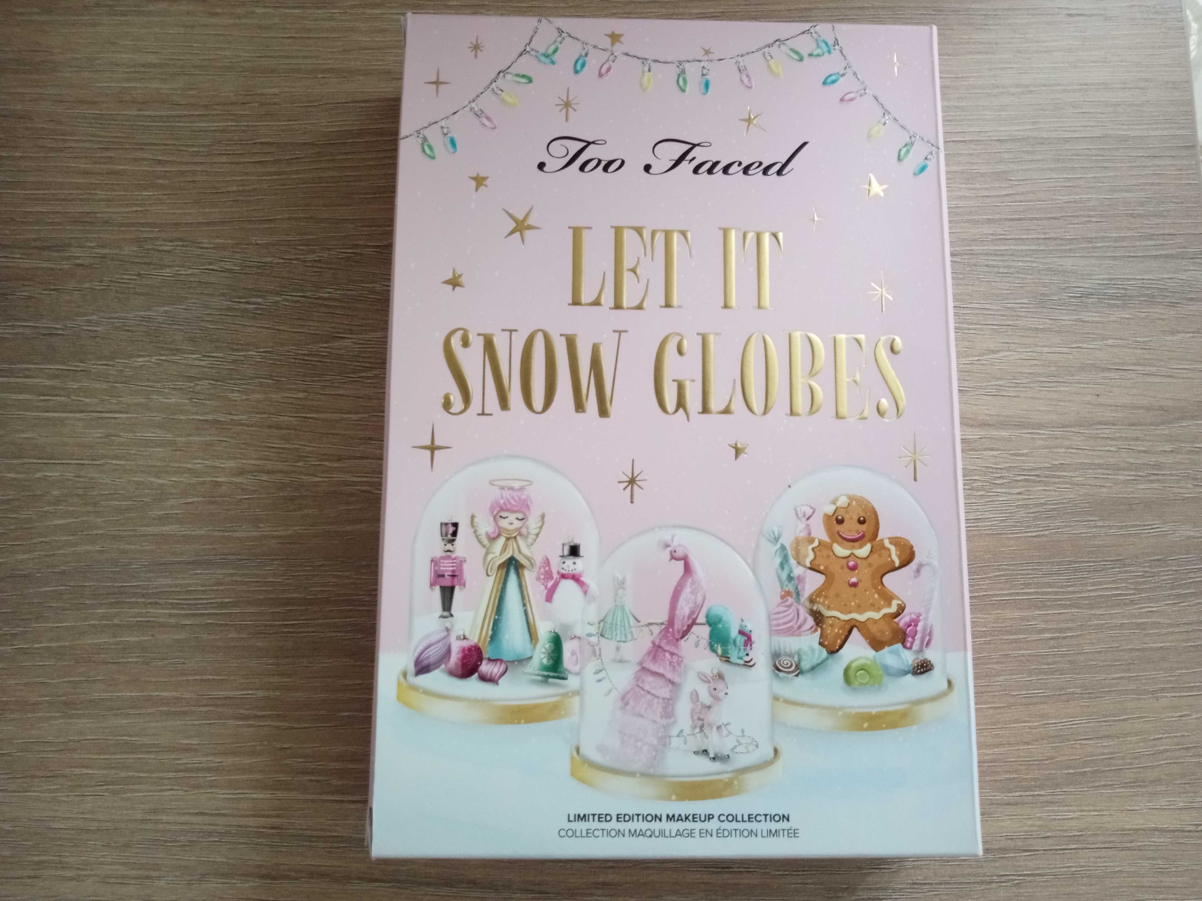 Too Faced Let It Snow Globe palety nieotwierane