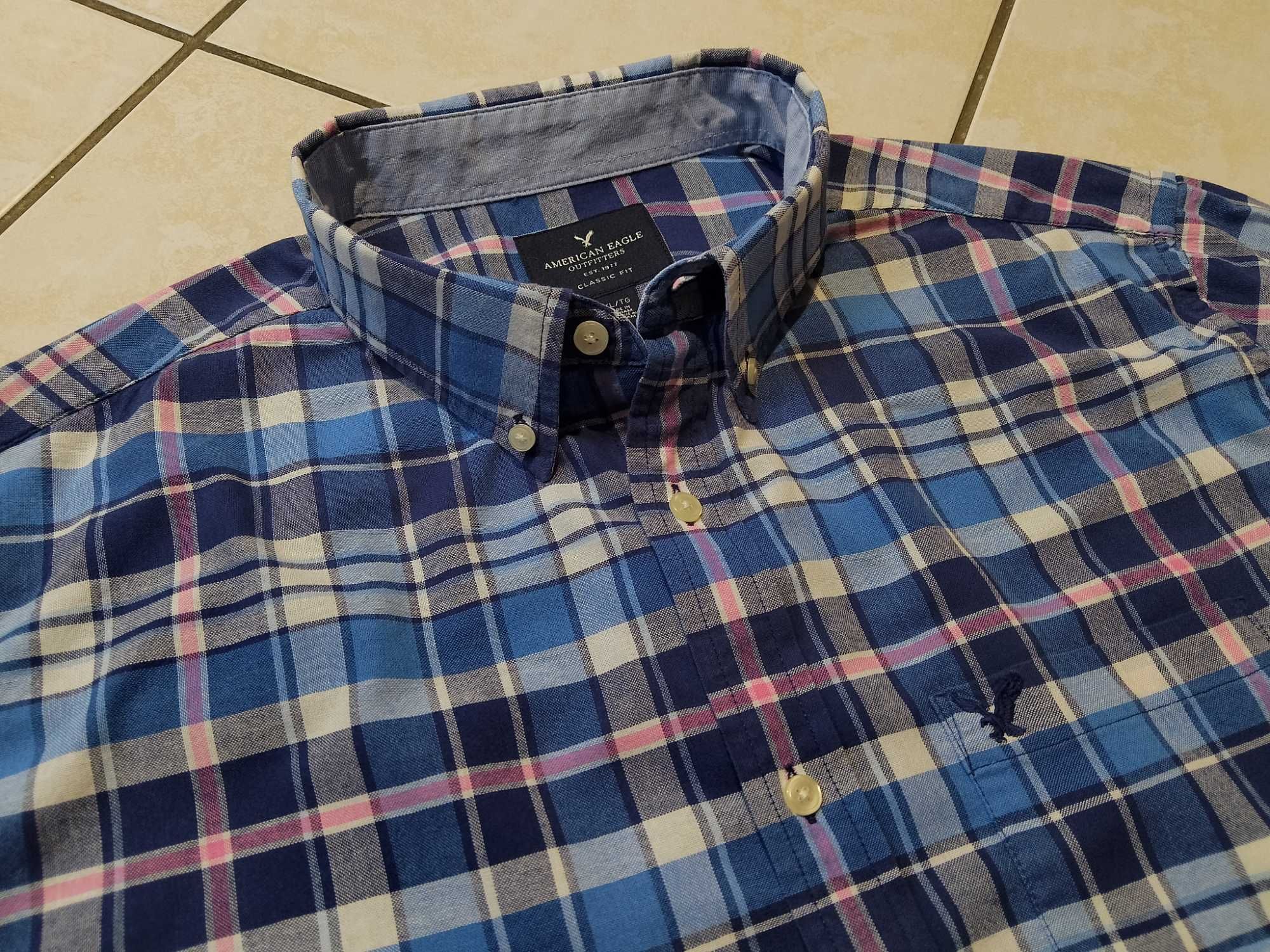 AMERICAN EAGLE USA - NOWA! z LOGO Koszula Męska rozmiar XXL