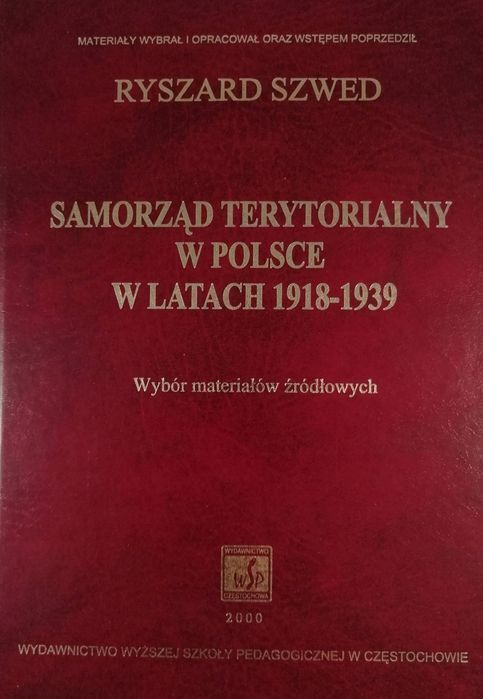 Samorząd terytorialny w Polsce w latach 1918 - 1939