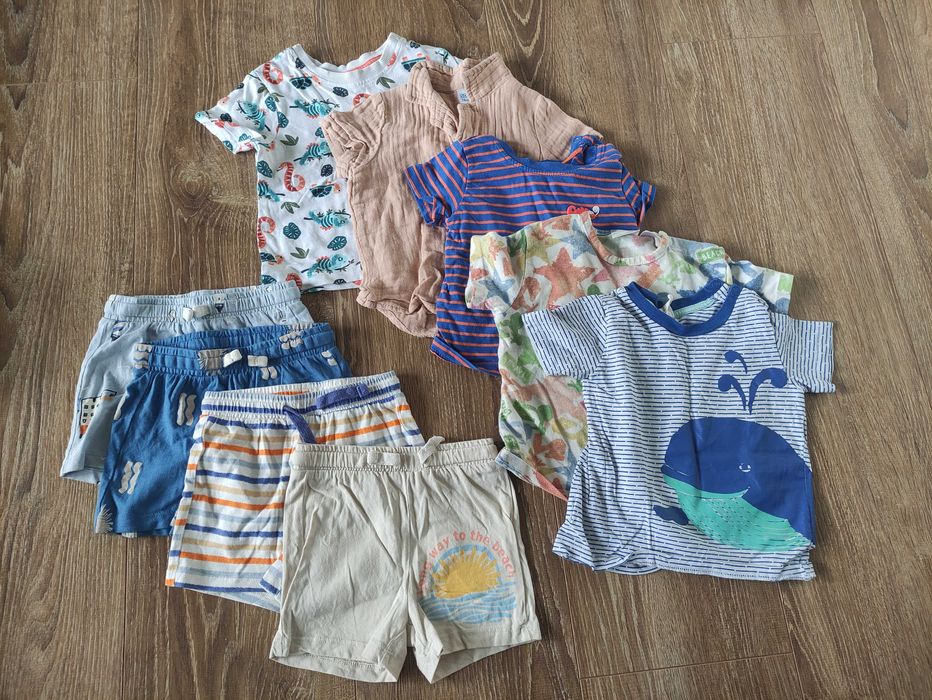 Paczka ubrań dla chłopca rozmiar 74