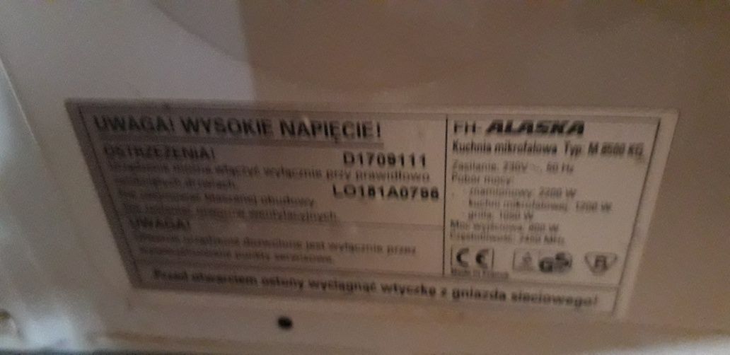 Mikrofalówka z grillem