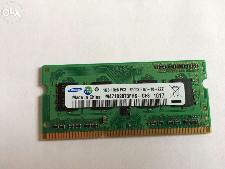 RAM DDR3 Samsung 1Gb